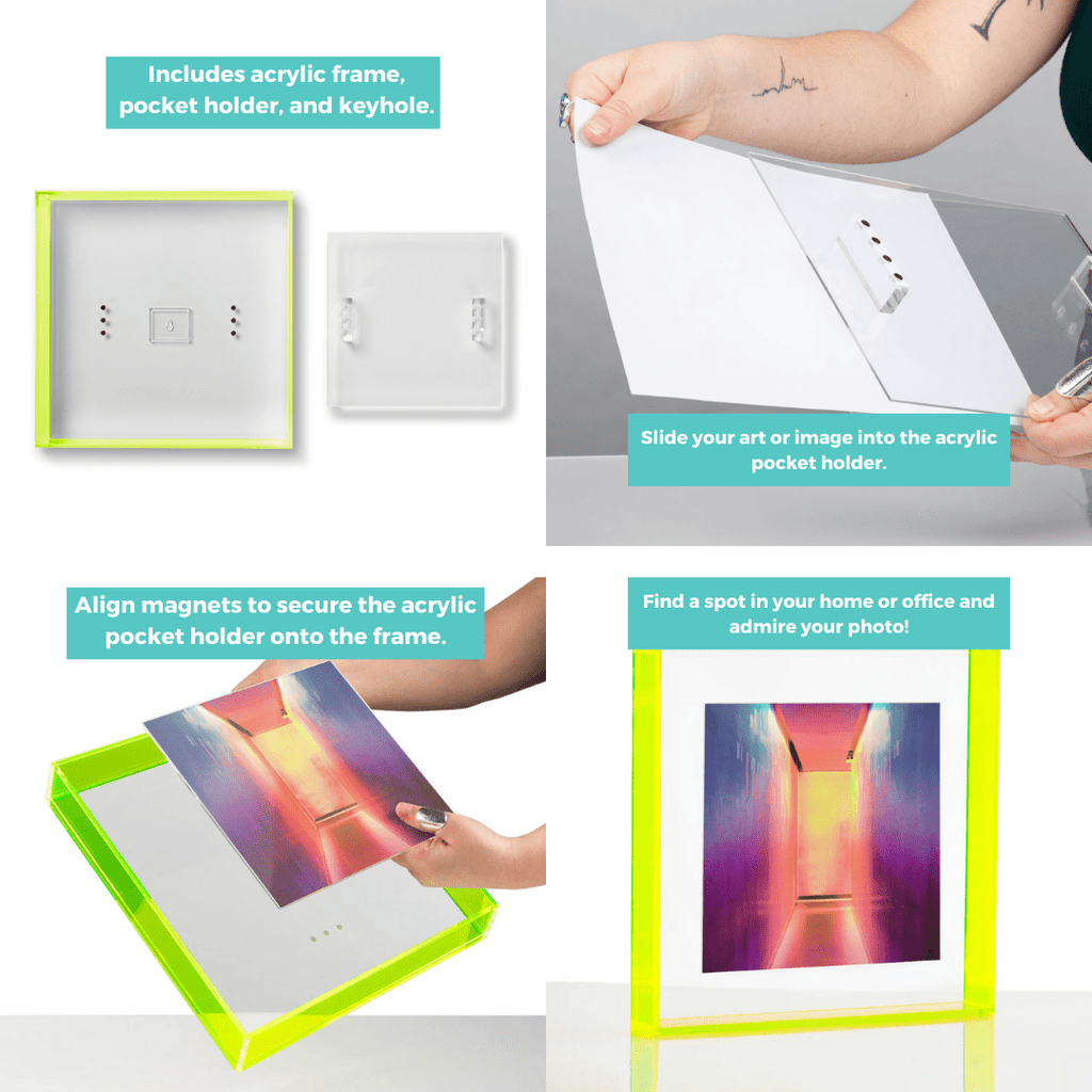 Magnetic Float Frames - Liza Pruitt