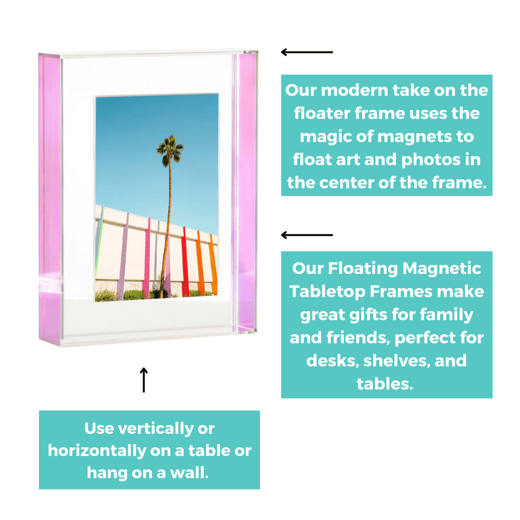 Magnetic Float Frames - Liza Pruitt