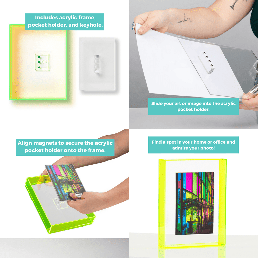 Magnetic Float Frames - Liza Pruitt