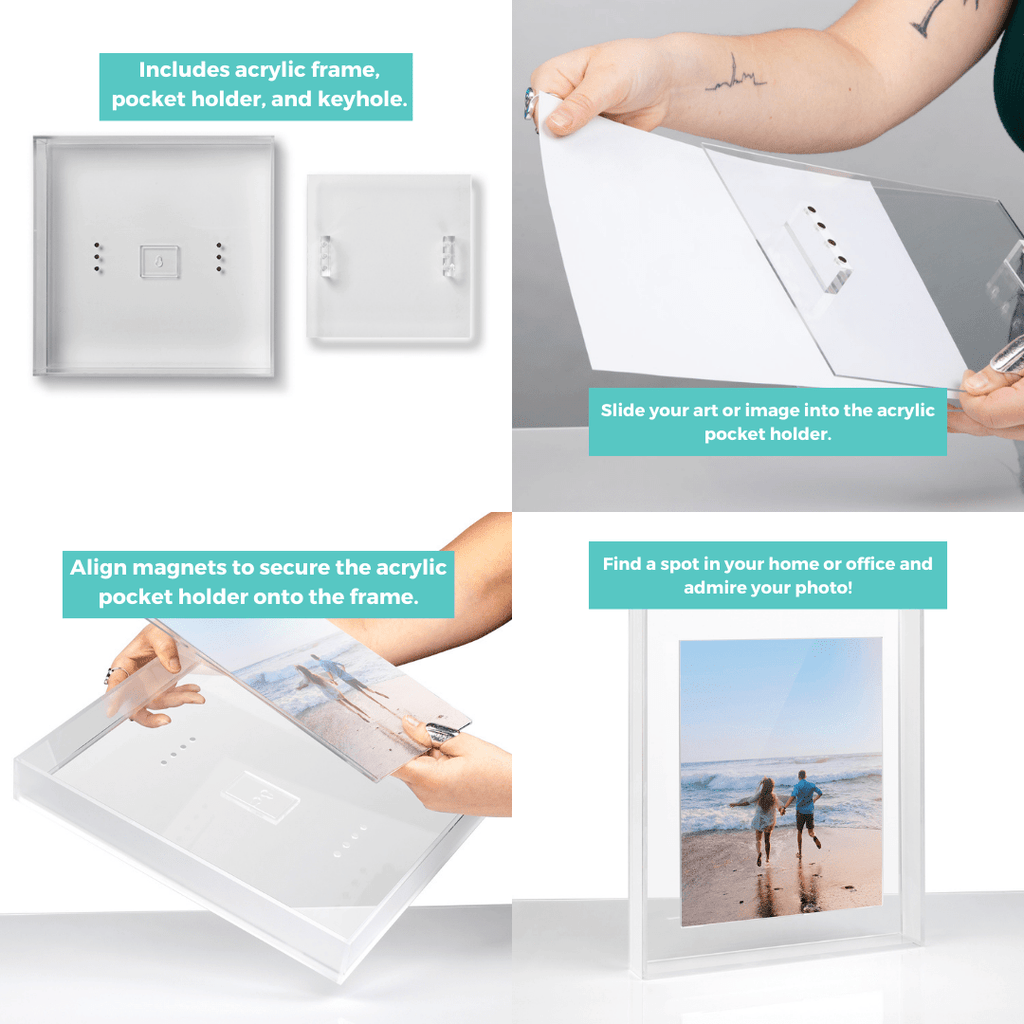 Magnetic Float Frames - Liza Pruitt