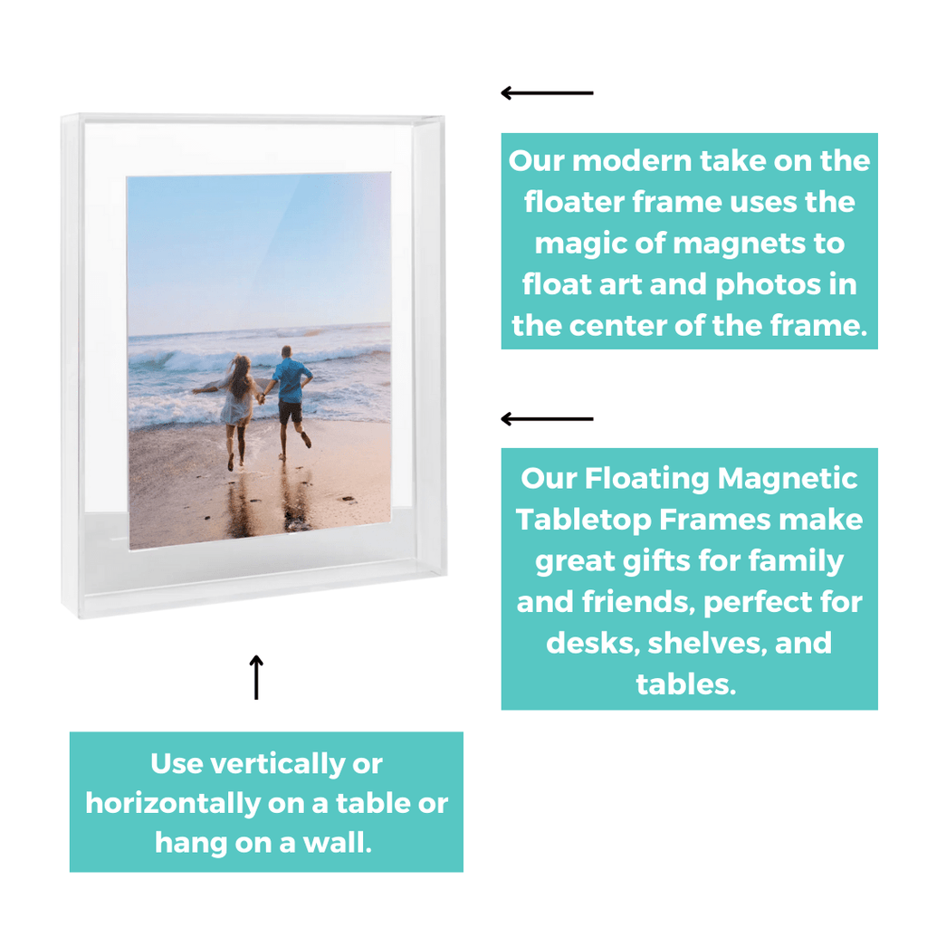 Magnetic Float Frames - Liza Pruitt