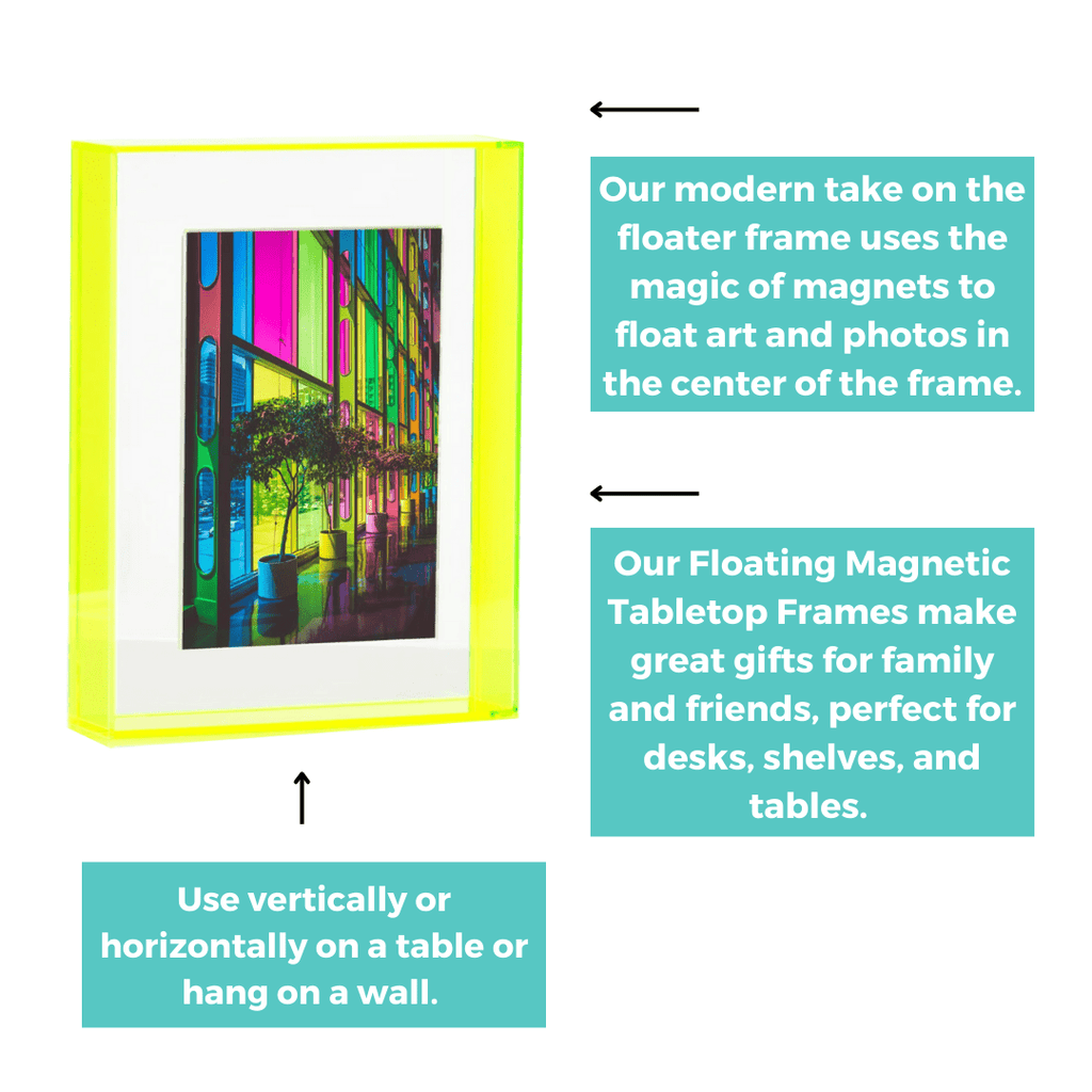 Magnetic Float Frames - Liza Pruitt