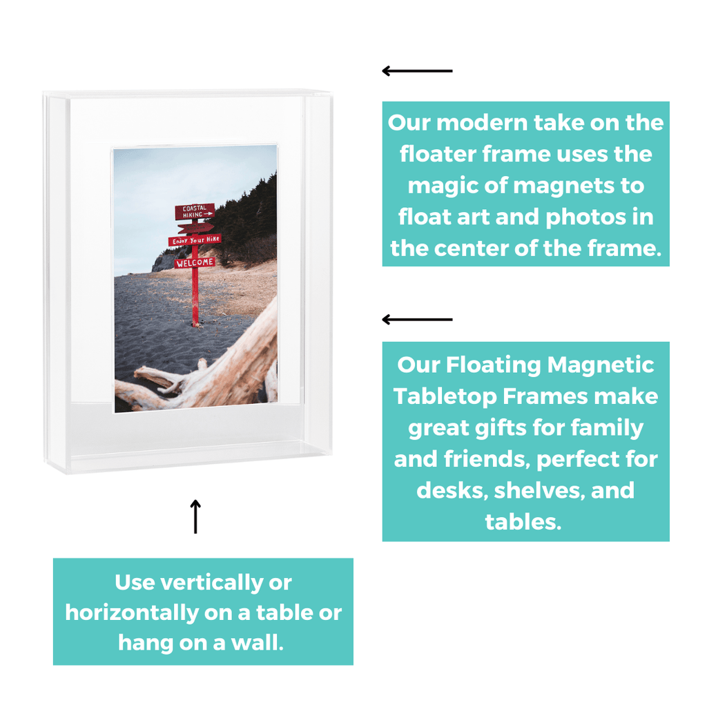 Magnetic Float Frames - Liza Pruitt