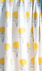 Marigold by Schumacher Café Curtain Panel - Liza Pruitt