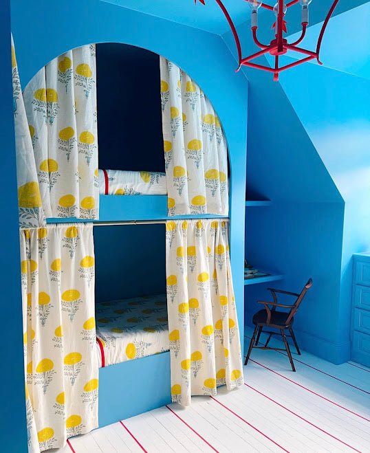 Marigold by Schumacher Café Curtain Panel - Liza Pruitt