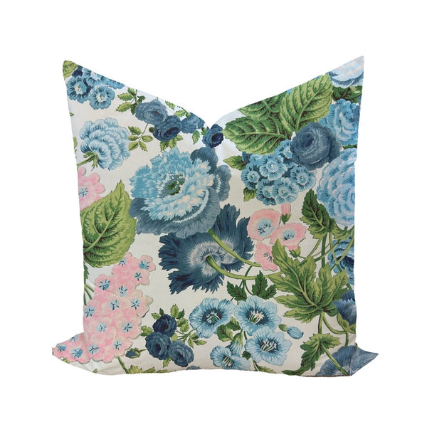 Martha Pillow Cover in Ballet & Blue - Liza Pruitt
