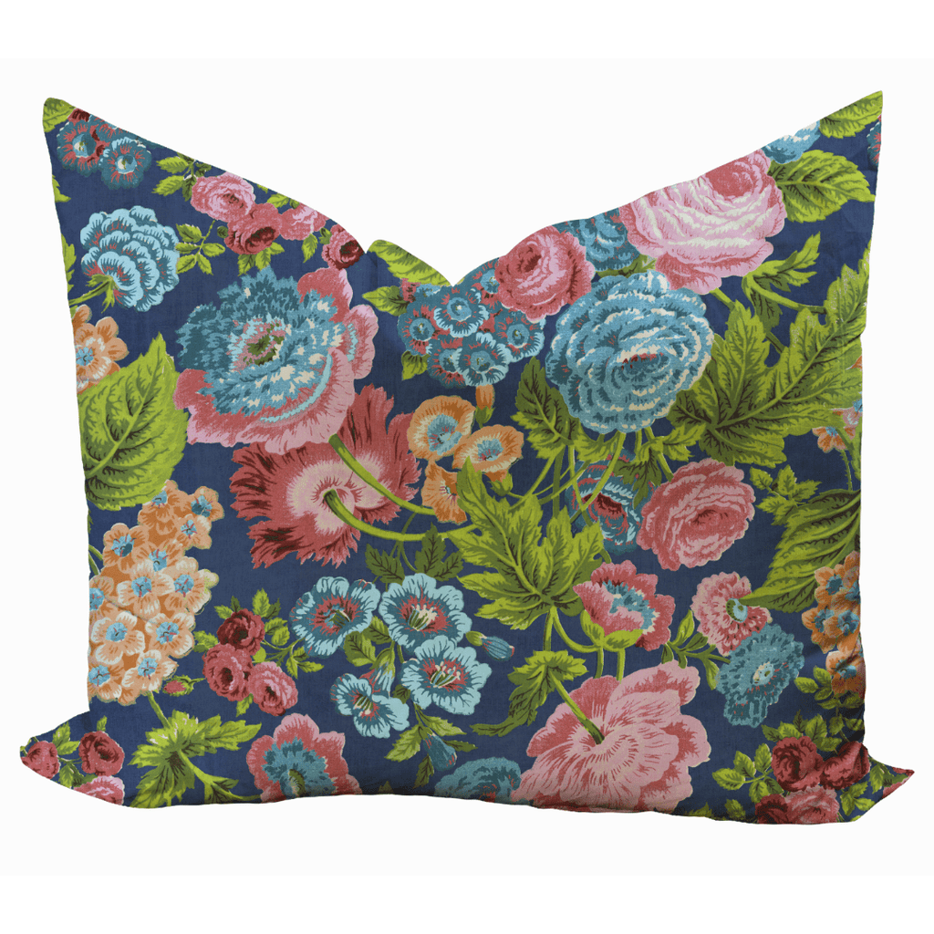 Martha Pillow Cover in Navy - Liza Pruitt