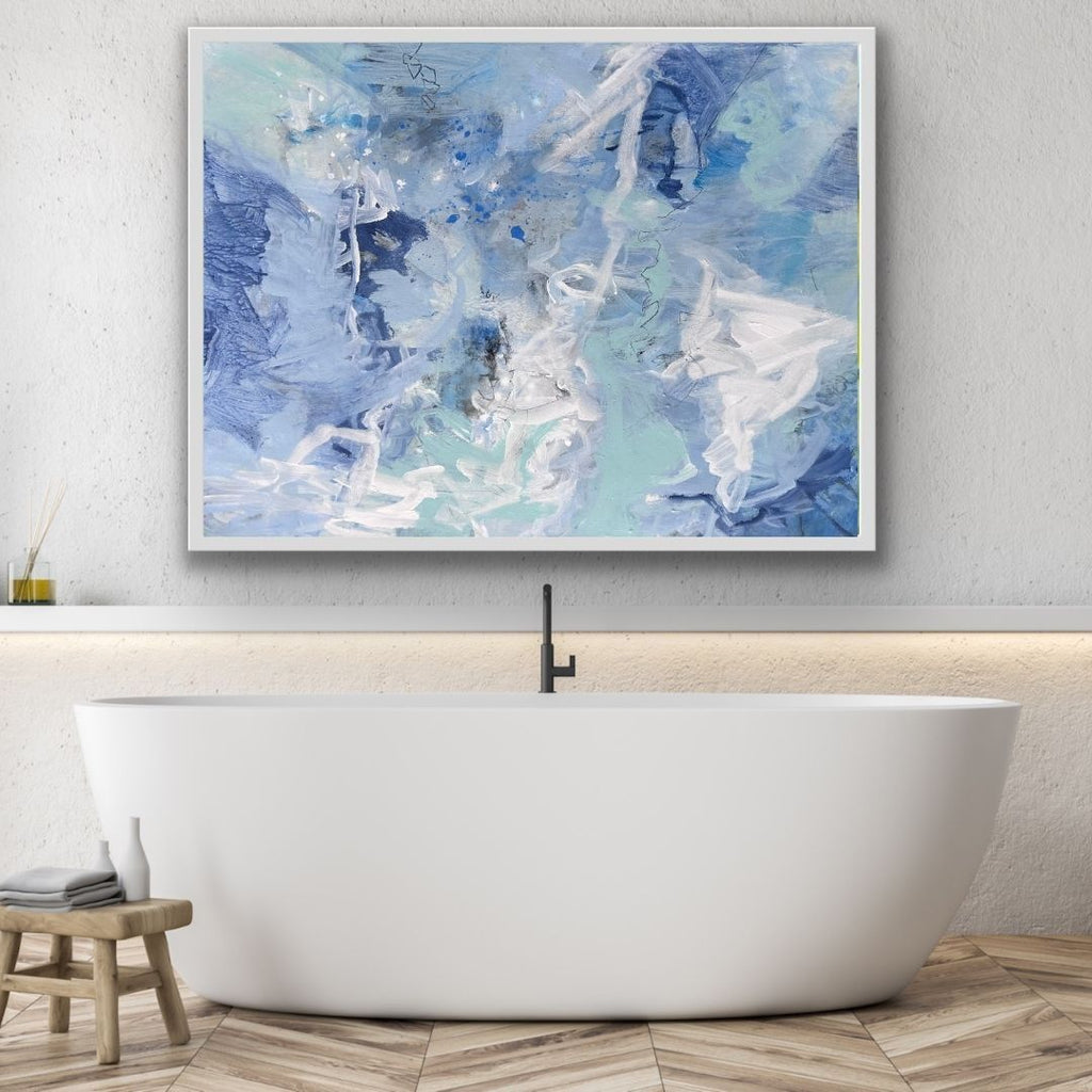 Marvin Island I | 39" h x 29.5" w - Liza Pruitt