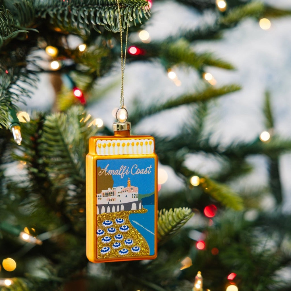 Matchbook Ornament - Amalfi Coast - Liza Pruitt