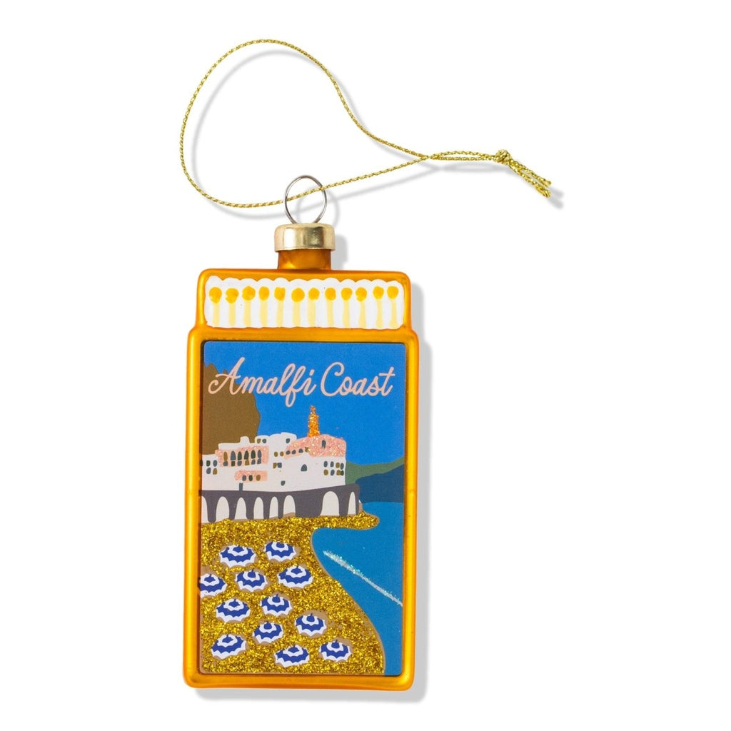 Matchbook Ornament - Amalfi Coast - Liza Pruitt