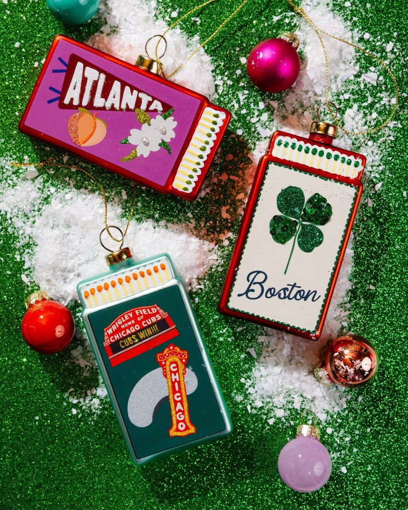 Matchbook Ornament - Atlanta - Liza Pruitt