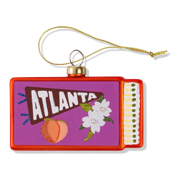 Matchbook Ornament - Atlanta - Liza Pruitt