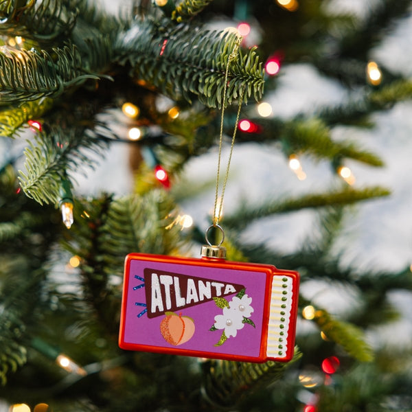 Matchbook Ornament - Atlanta - Liza Pruitt
