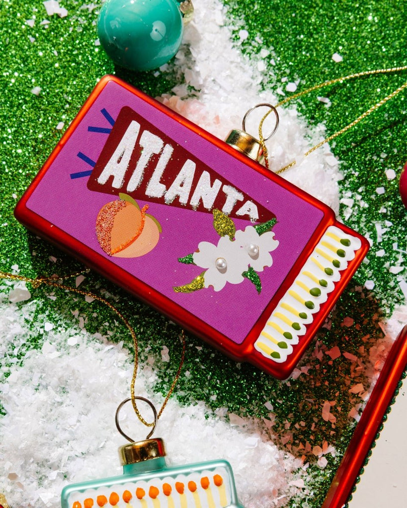 Matchbook Ornament - Atlanta - Liza Pruitt