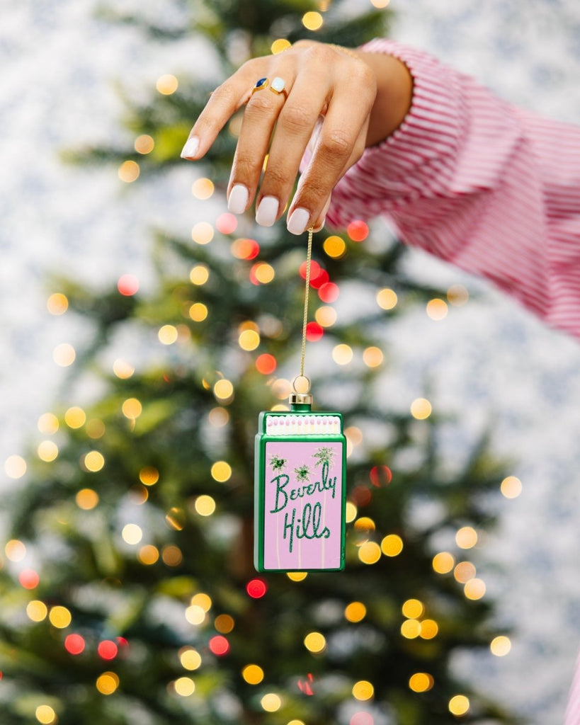 Matchbook Ornament - Beverly Hills - Liza Pruitt