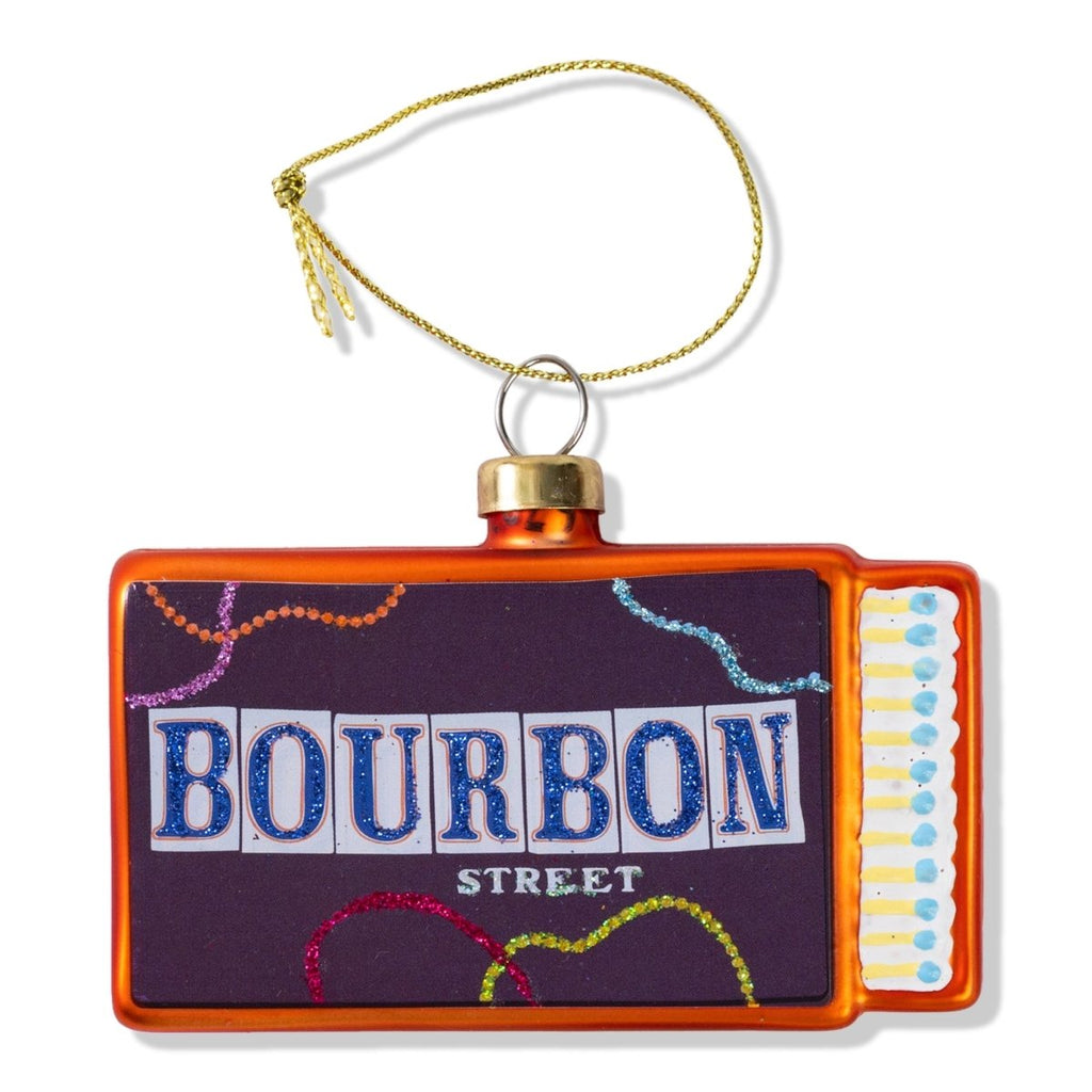 Matchbook Ornament - Bourbon Street - Liza Pruitt
