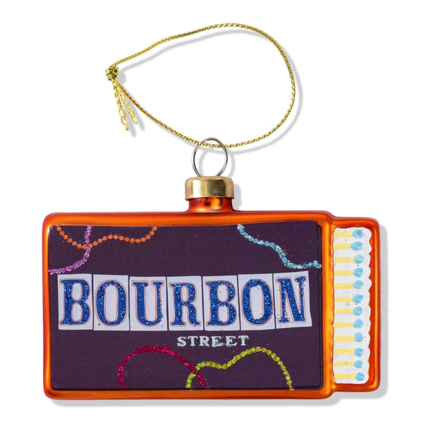 Matchbook Ornament - Bourbon Street - Liza Pruitt
