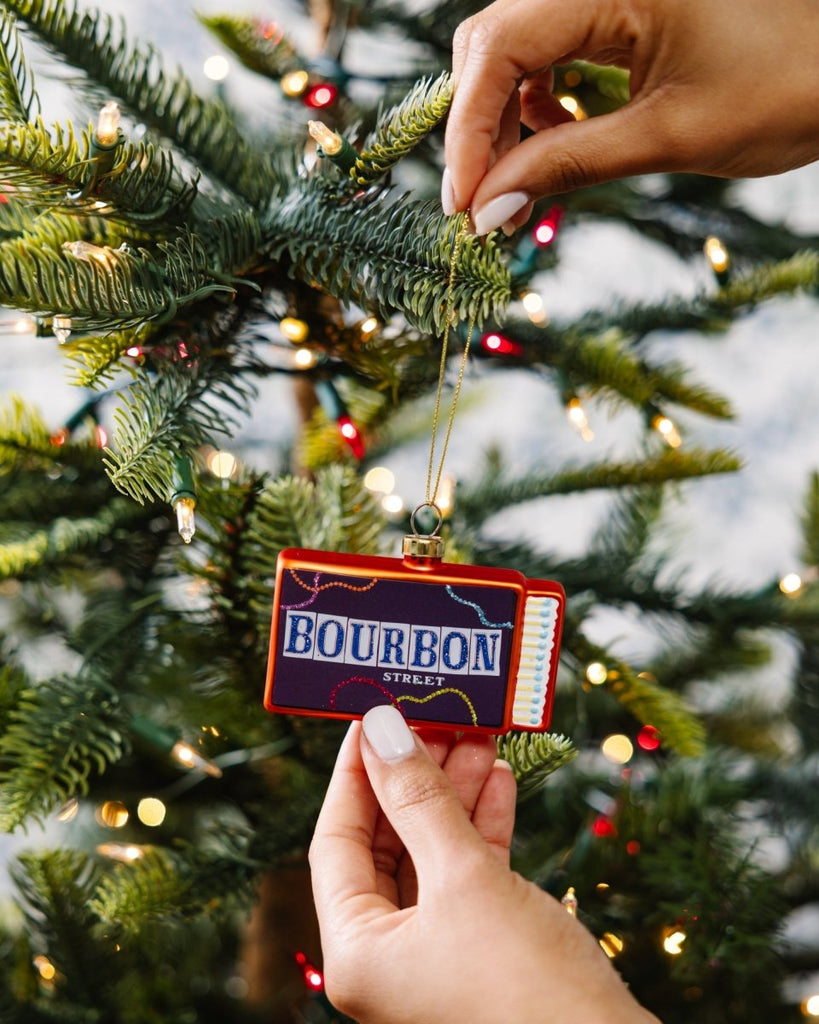 Matchbook Ornament - Bourbon Street - Liza Pruitt