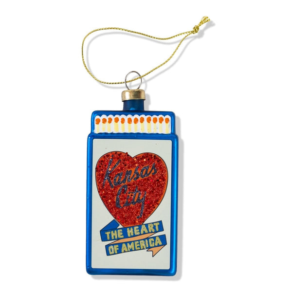 Matchbook Ornament - Kansas City - Liza Pruitt