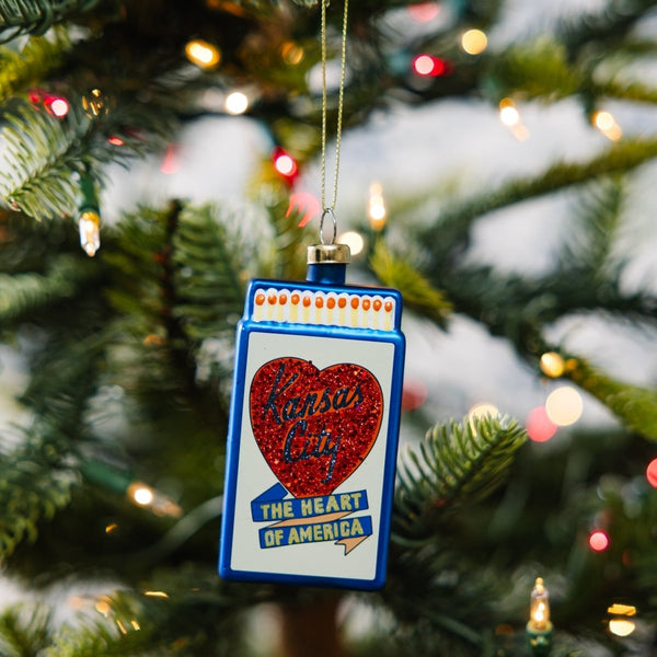 Matchbook Ornament - Kansas City - Liza Pruitt