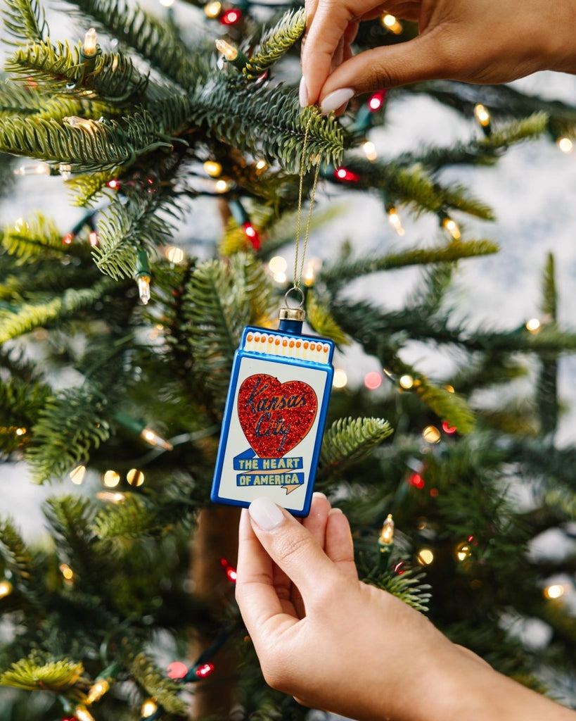 Matchbook Ornament - Kansas City - Liza Pruitt