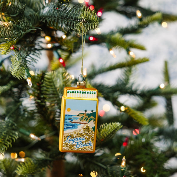 Matchbook Ornament - Laguna Beach - Liza Pruitt