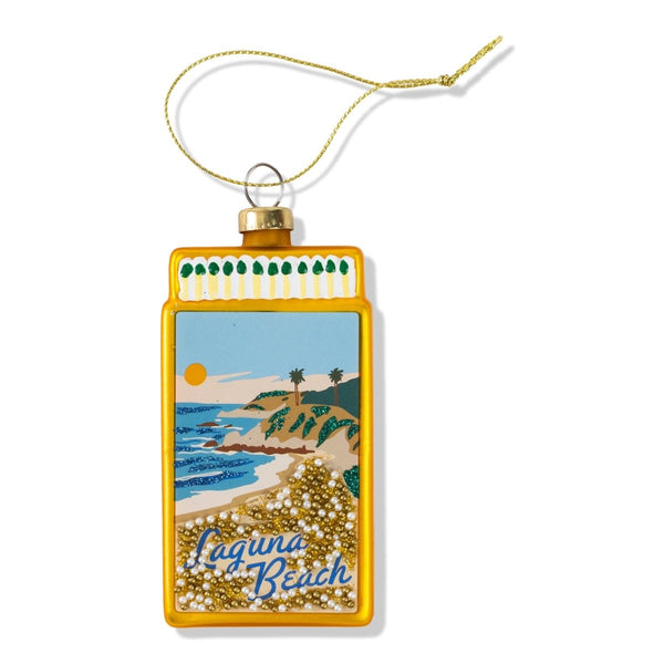 Matchbook Ornament - Laguna Beach - Liza Pruitt