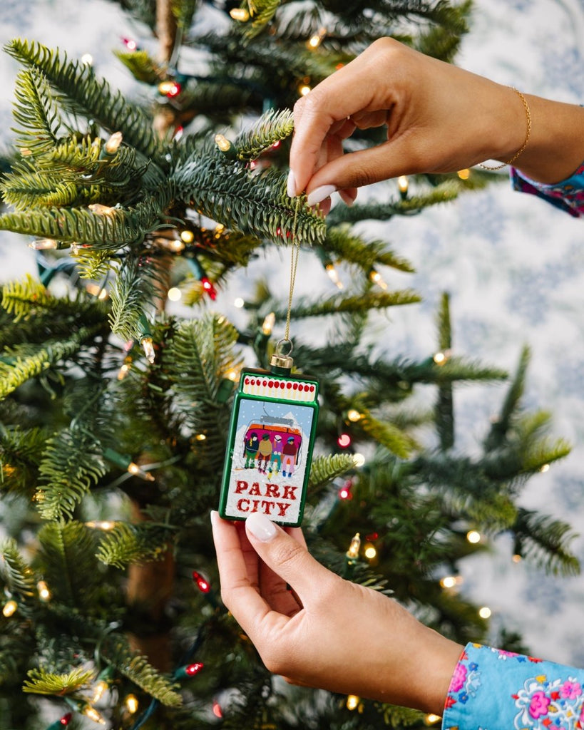Matchbook Ornament - Park City - Liza Pruitt