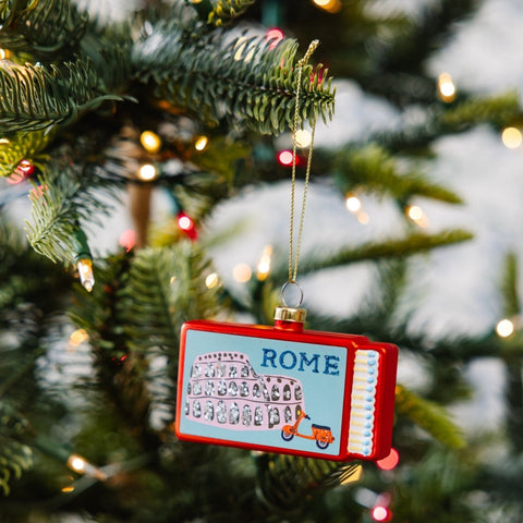 Matchbook Ornament - Rome - Liza Pruitt