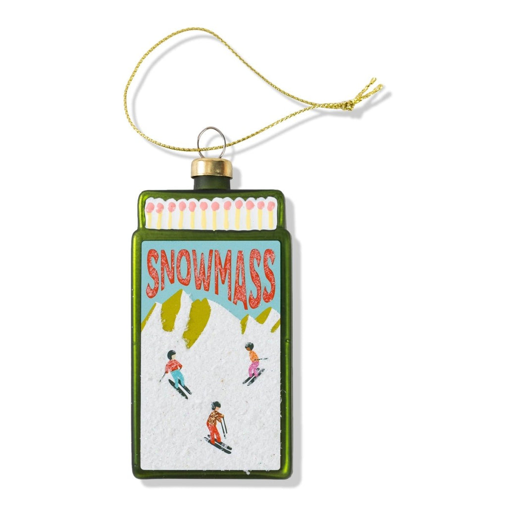Matchbook Ornament - Snowmass - Liza Pruitt