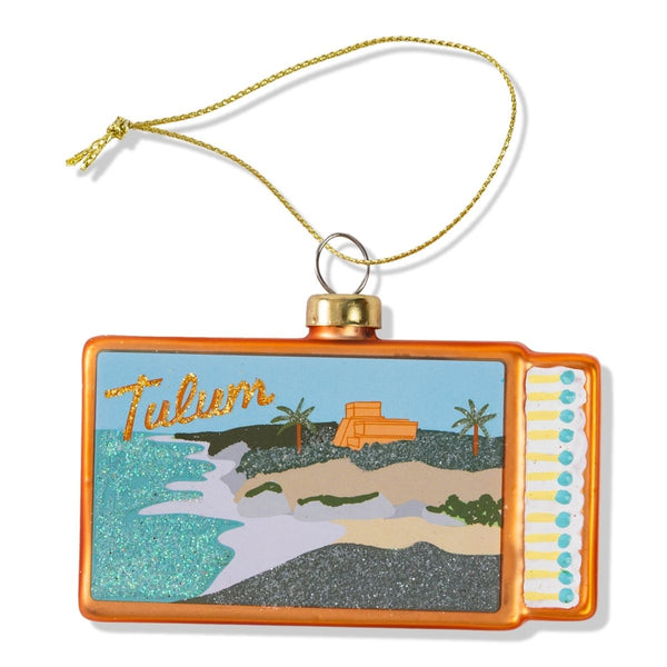 Matchbook Ornament - Tulum - Liza Pruitt