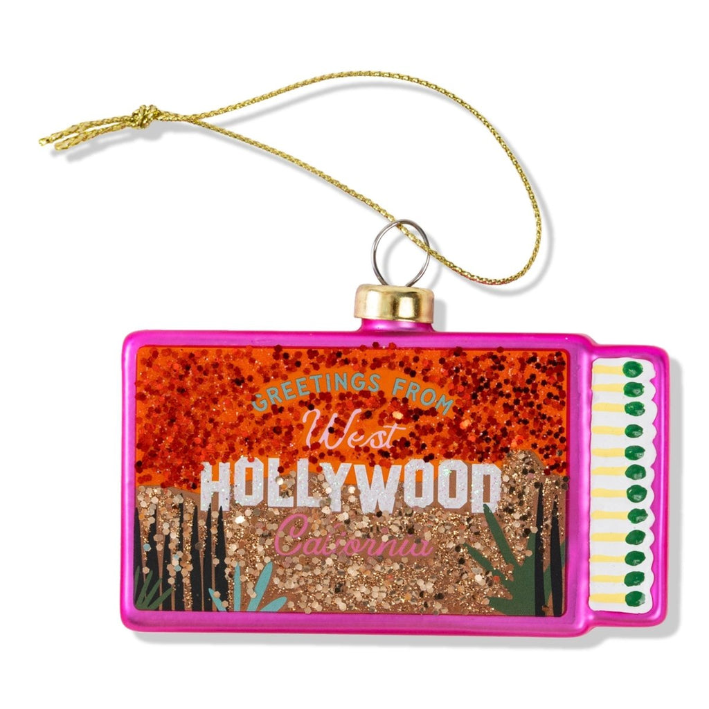 Matchbook Ornament - West Hollywood - Liza Pruitt