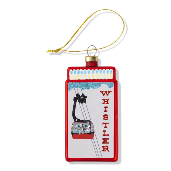 Matchbook Ornament - Whistler - Liza Pruitt