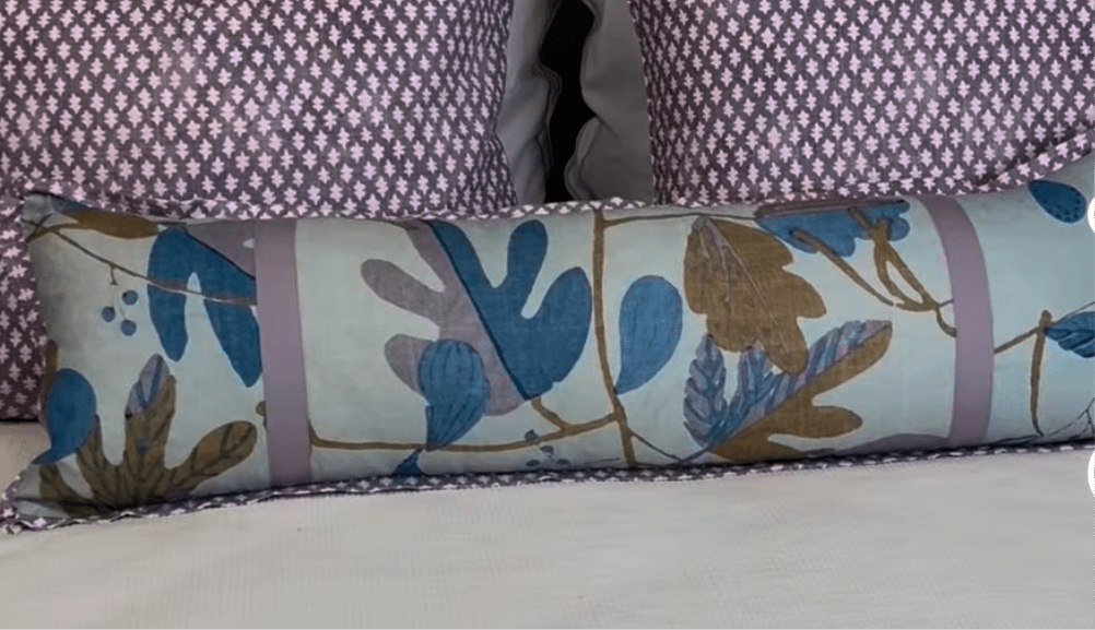 Matisse Leaf in Lavender/Blue Pillow Cover - Liza Pruitt