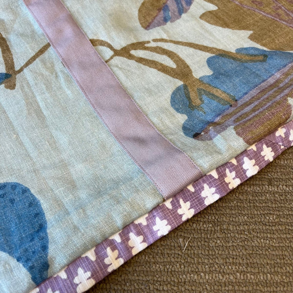 Matisse Leaf in Lavender/Blue Pillow Cover - Liza Pruitt