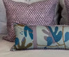 Matisse Leaf in Lavender/Blue Pillow Cover - Liza Pruitt