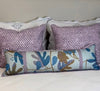 Matisse Leaf in Lavender/Blue Pillow Cover - Liza Pruitt