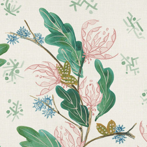 McCall in Pink/Green by Ferrick Mason Pillow Cover - Liza Pruitt