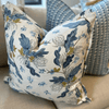 McCall in Slate Blue by Ferrick Mason Pillow Cover - Liza Pruitt