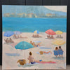 Mediterranean Beach | 48" h x 48" w - Liza Pruitt