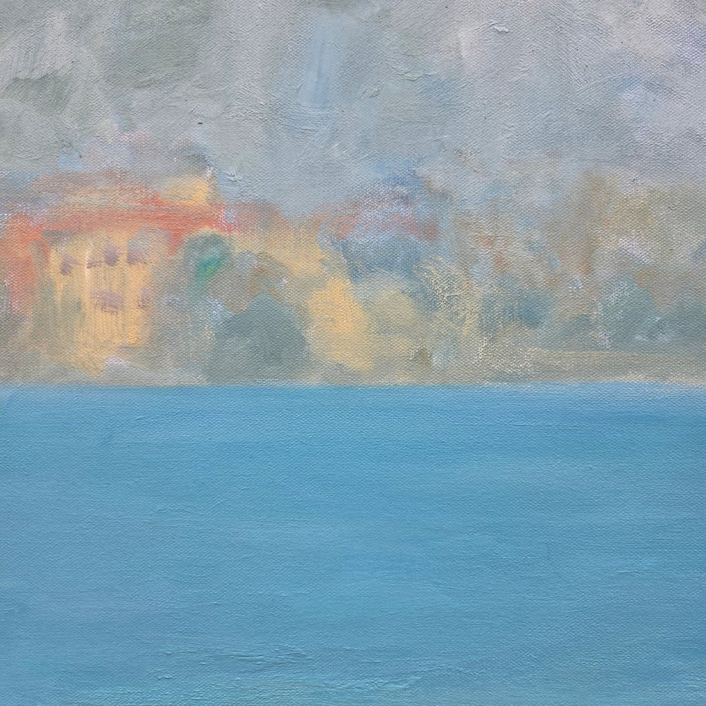 Mediterranean Beach | 48" h x 48" w - Liza Pruitt