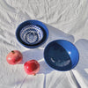 Medium bowl with blue glaze - Liza Pruitt