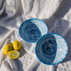 Medium bowl with hand painted designs - Liza Pruitt