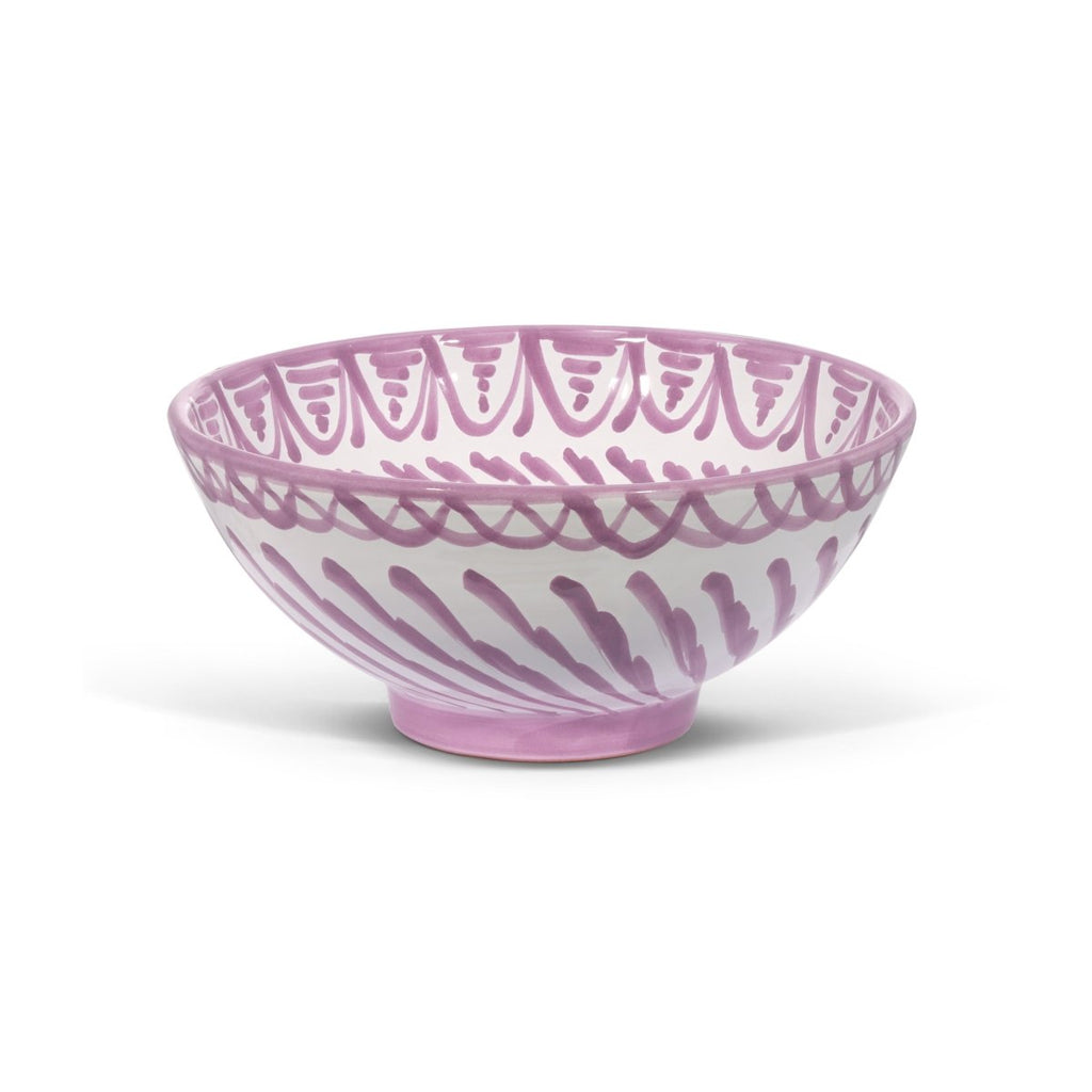 Medium bowl with hand painted designs - Liza Pruitt