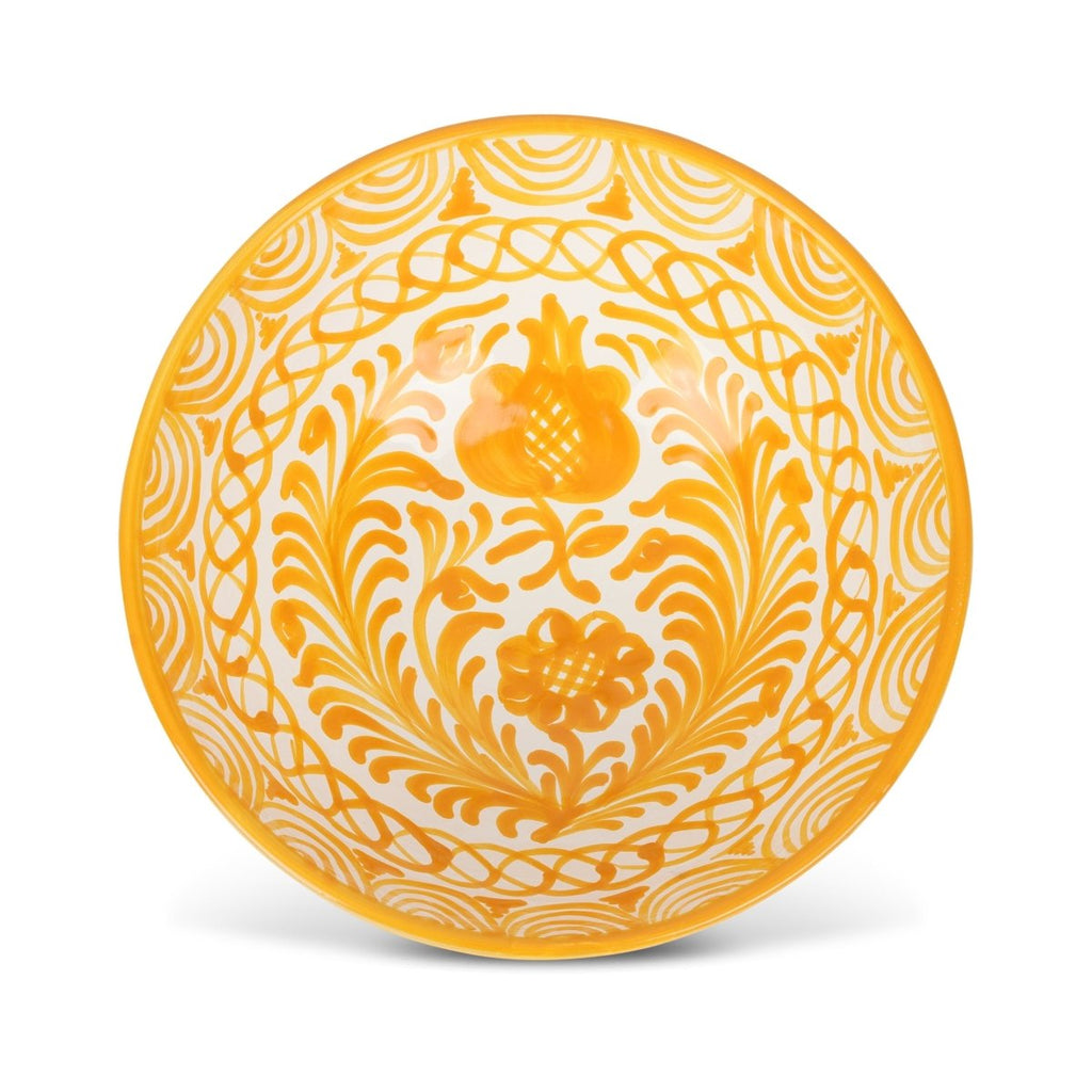 Medium bowl with hand painted designs - Liza Pruitt