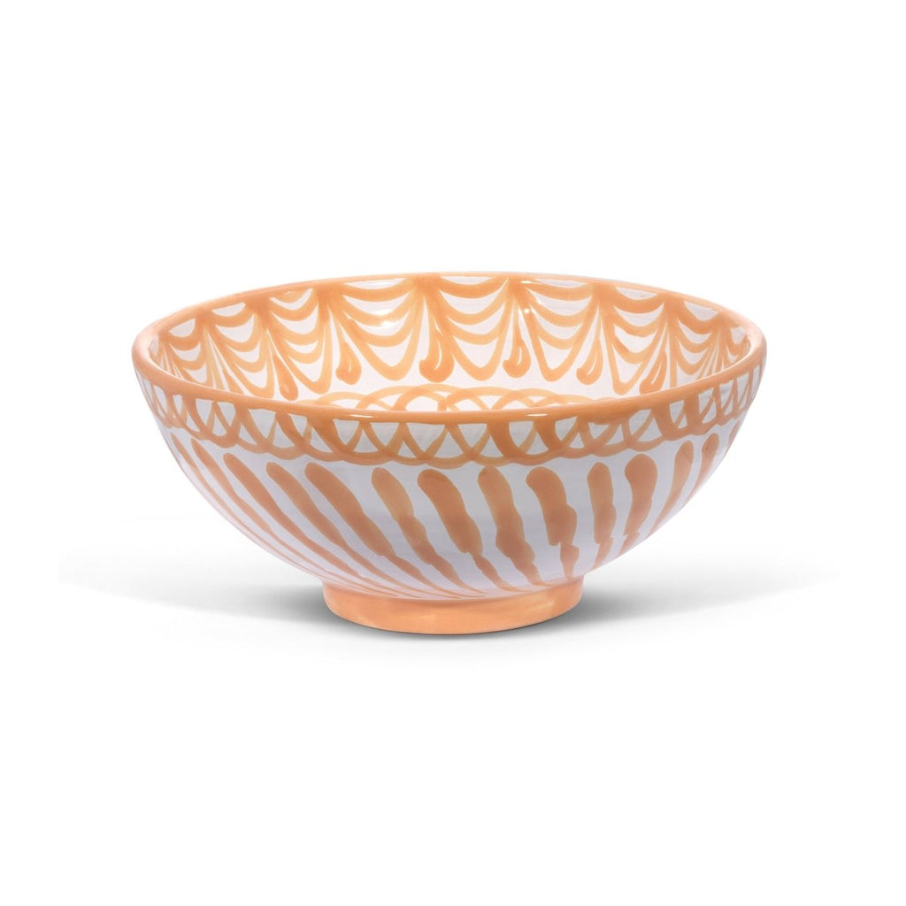 Medium bowl with hand painted designs - Liza Pruitt