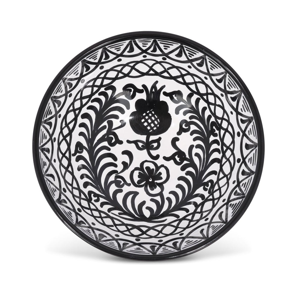 Medium bowl with hand painted designs - Liza Pruitt