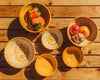 Medium bowl with hand painted designs - Liza Pruitt