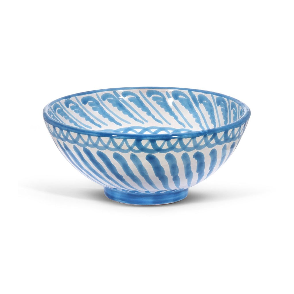 Medium bowl with hand painted designs - Liza Pruitt