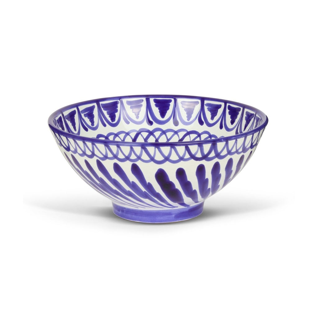 Medium bowl with hand painted designs - Liza Pruitt